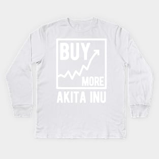 Buy More Akita Inu Kids Long Sleeve T-Shirt